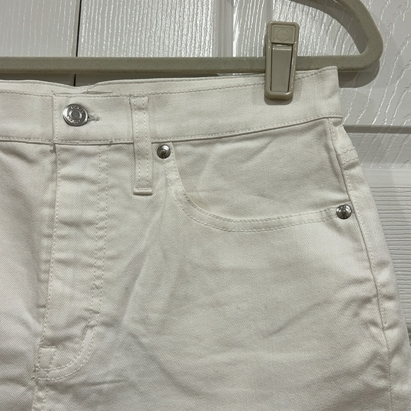 J. Crew High-Rise White Denim Shorts Womens Size 27 - Picture 2 of 7